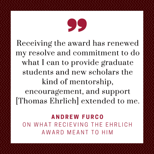 Andrew Furco - Thomas Ehrlich Civically Engaged Scholar